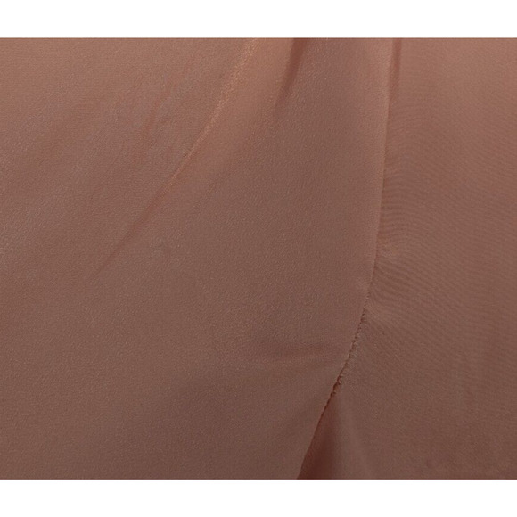 Forever 21 Exclusive Sz Med Cropped Button Up Tie Front Embroidered Silky Blouse - Picture 15 of 15